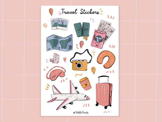 Travel Sticker Sheet