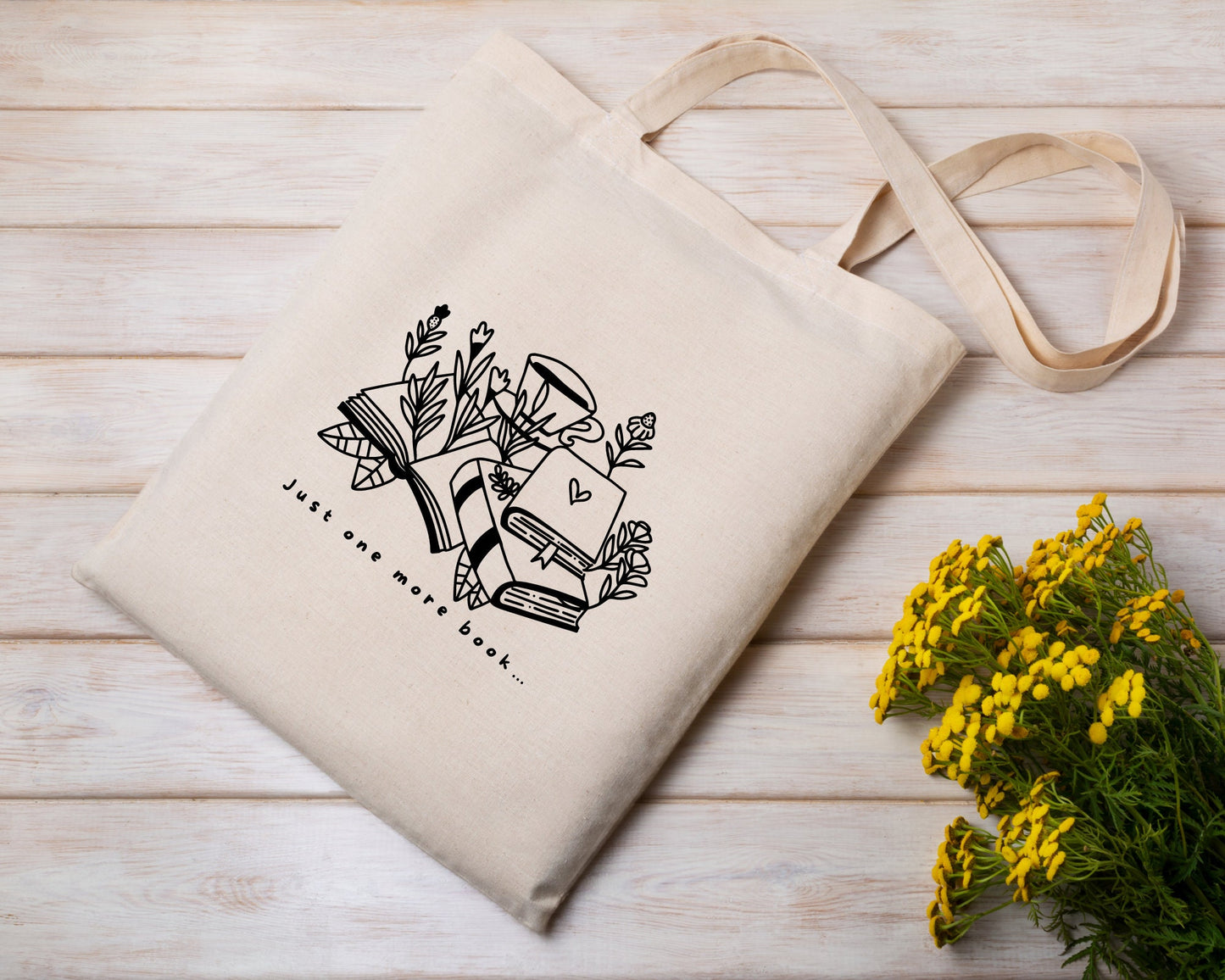 Just One More Book Bookish Tote Bag