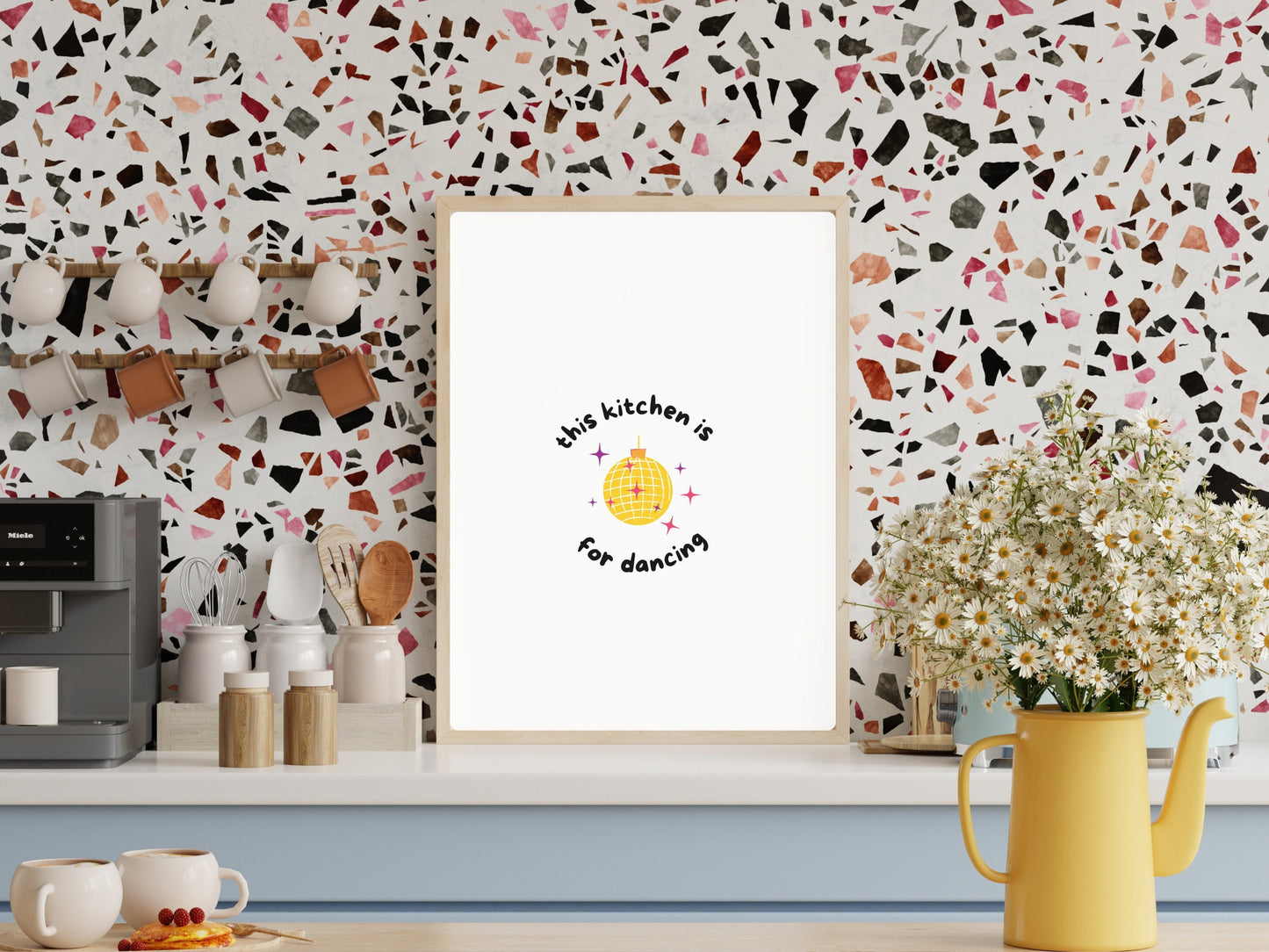 This Kitchen is for Dancing Art Print